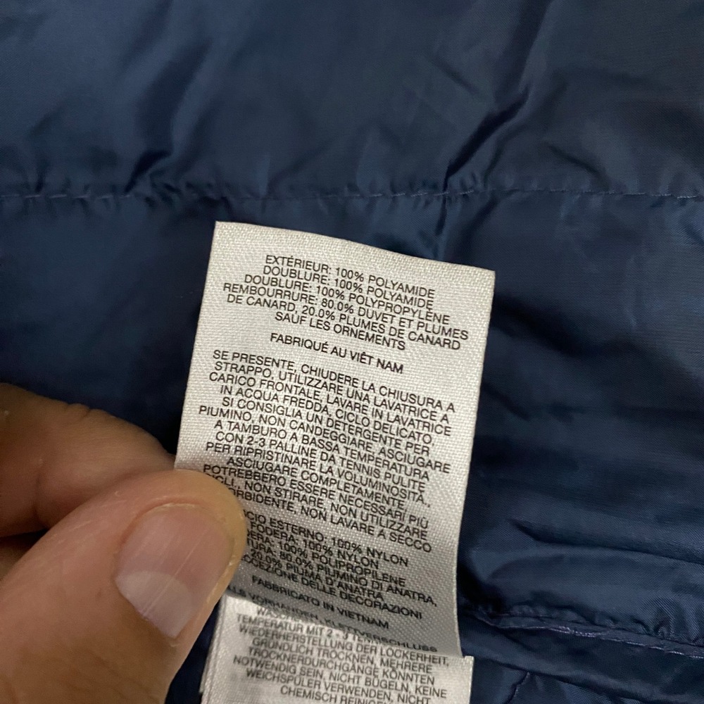 Mountain Hardwear Glen Alpine Down Hoodie Women Large Blue Fill Insulated Jacket - Picture 5 of 12
